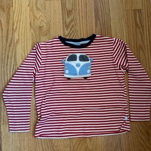 Bella Bliss Long Sleeve Appliqué Tee / VW Van / Size 5
